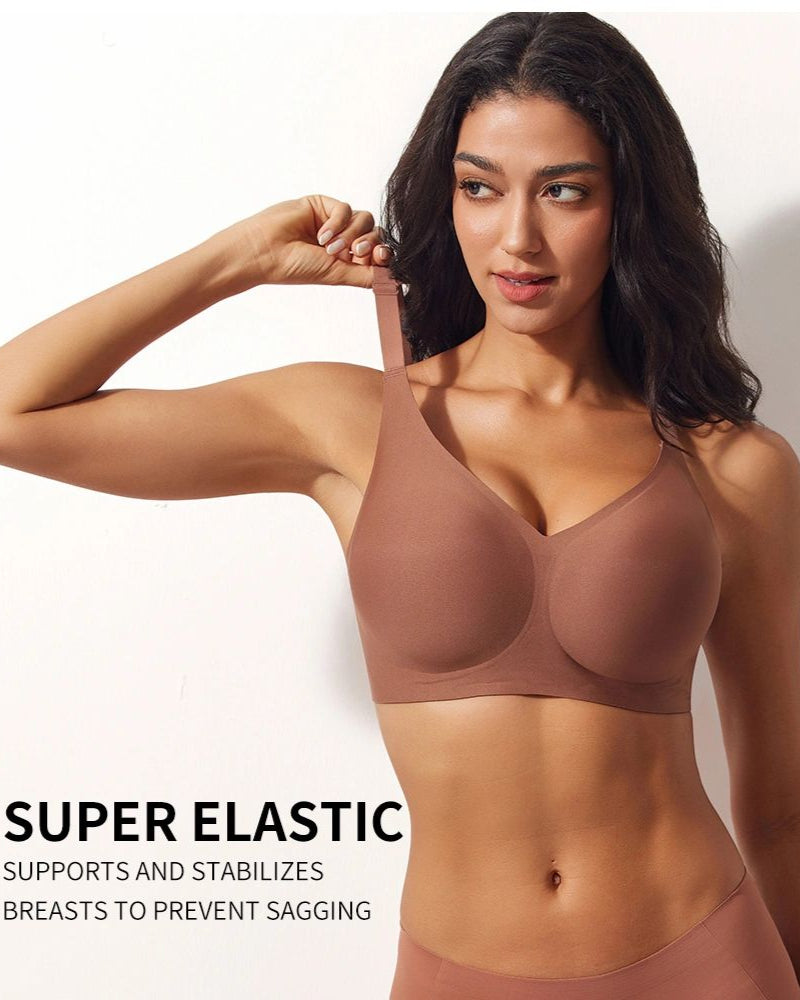 Jelly Wireless Women Comfortable Push Up Bra
