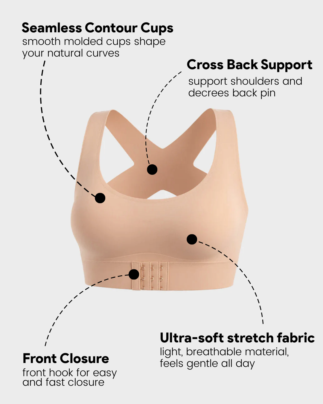 Avelin AlignLift™ Posture Support Bra