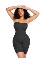 Strapless shaping bodysuit