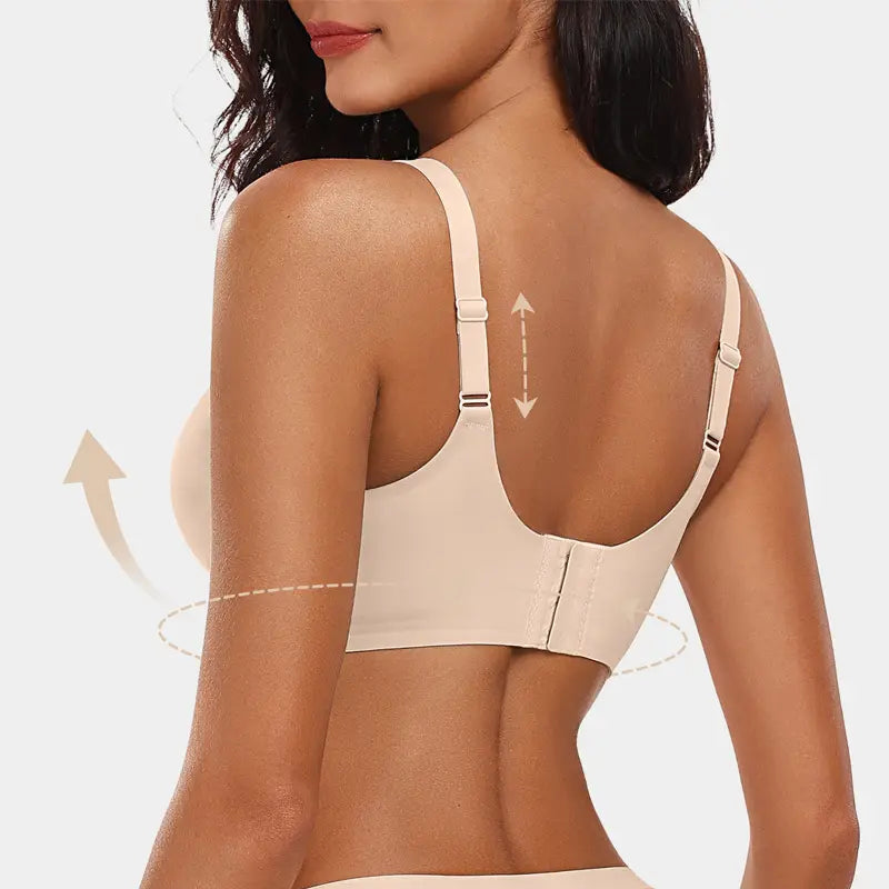 Seamless Comfort Smoothing Push Up Bra