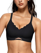 Women's Sheer Mesh Seamless Bra