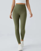 High Waisted Butt Lifting Tummy Control Side Pocket Shaping Training Leggings