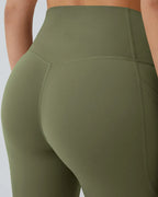 High Waisted Butt Lifting Tummy Control Side Pocket Shaping Training Leggings