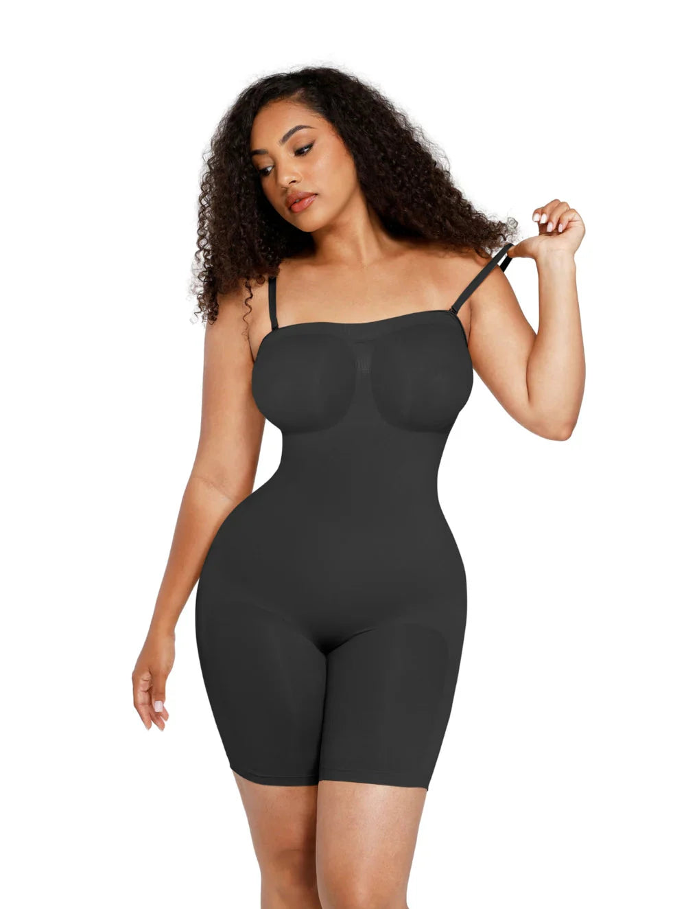 Strapless shaping bodysuit