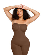 Strapless shaping bodysuit