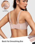 Seamless Deep V Push-Up Wireless Bra