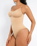 Tummy Control Bodysuit Seamless Sculpting Snatched Waist Body Suit Thong