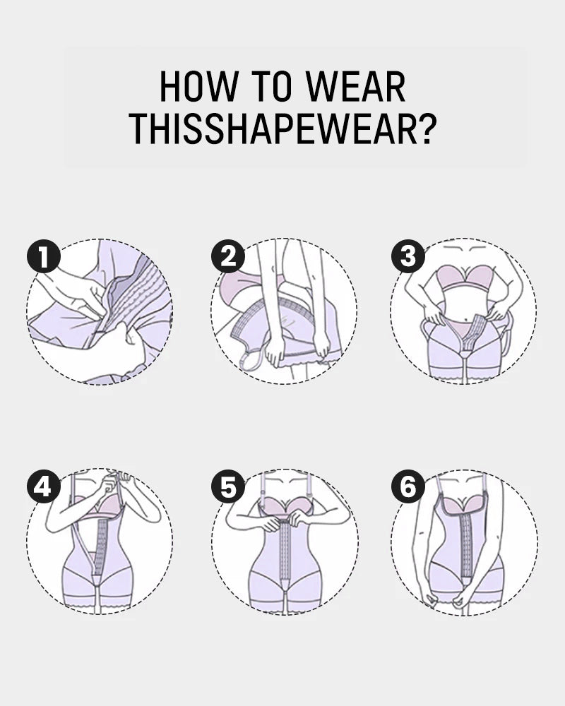 Seamless Full-Body Shaping Bodysuit