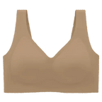 Seamless Wireless V-Neck Jelly Bra Tank Top