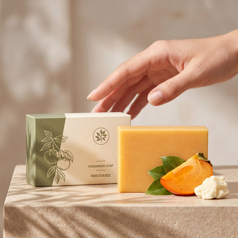 Persimmon soap