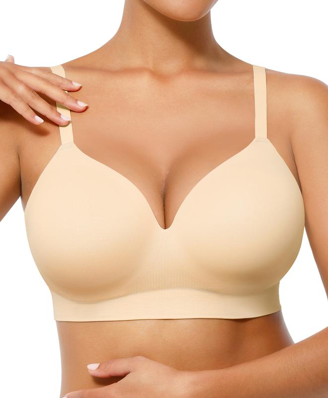 Wireless Push-Up Comfort Full Coverage Bra