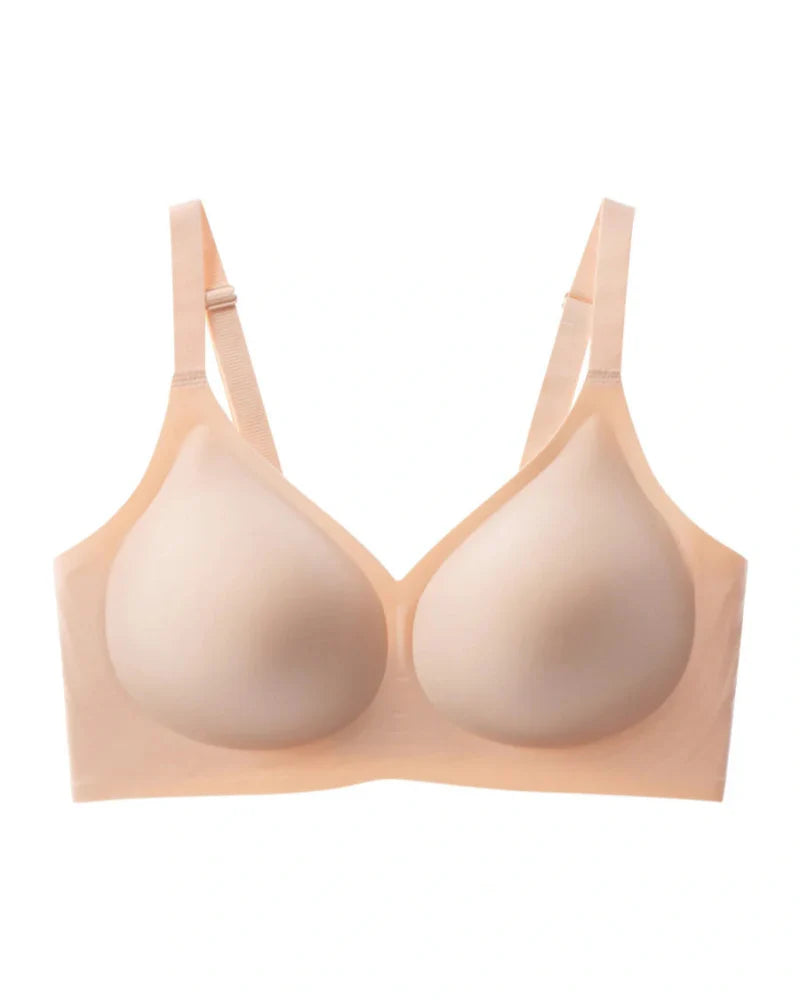 Jelly Wireless Women Comfortable Push Up Bra